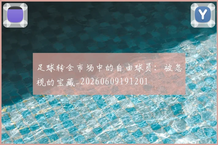足球转会市场中的自由球员：被忽视的宝藏_20260609191201